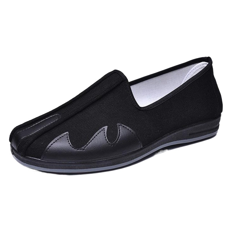 Spring and Summer Old Beijing Cloth Shoes Retro Lounge Shoes Comfortable Breathable Monk Shoes Traditional Non-Slip Cloud Head Casual Shoes