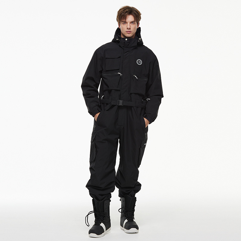 Picture of Men's and Women's Looser 24-25 Snow Season Waterproof Warm Snowboard American-style One-part Ski Suit