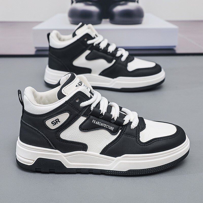 Autumn Men's Shoes 2024 New Breathable High-top Shoes Men's Korean Style Fashionable All-match sneaker Casual Sneakers Trendy Shoes