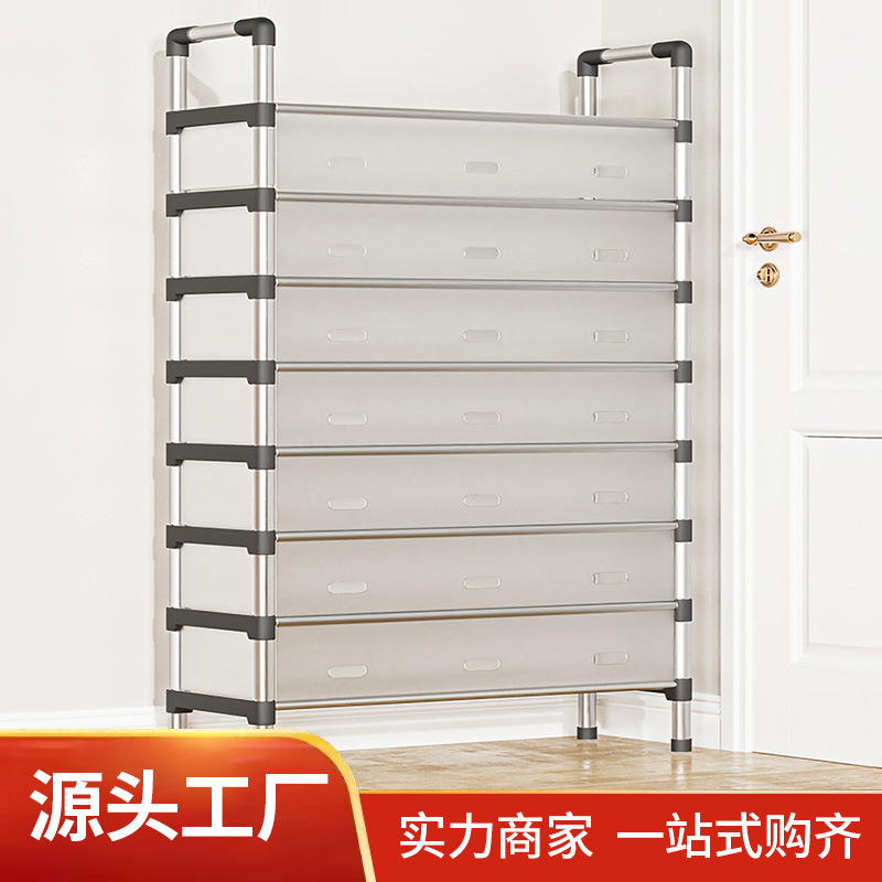 Simple Dustproof Shoe Rack Multi-layer Assembly Storage Shelf Doorway Household Space-saving Shoe Cabinet Multifunctional Shoe Rack