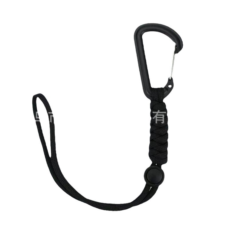 Picture of Cross-border new outdoor backpack hook carabiner hand-woven umbrella rope outdoor emergency umbrella rope key anti-lost rope