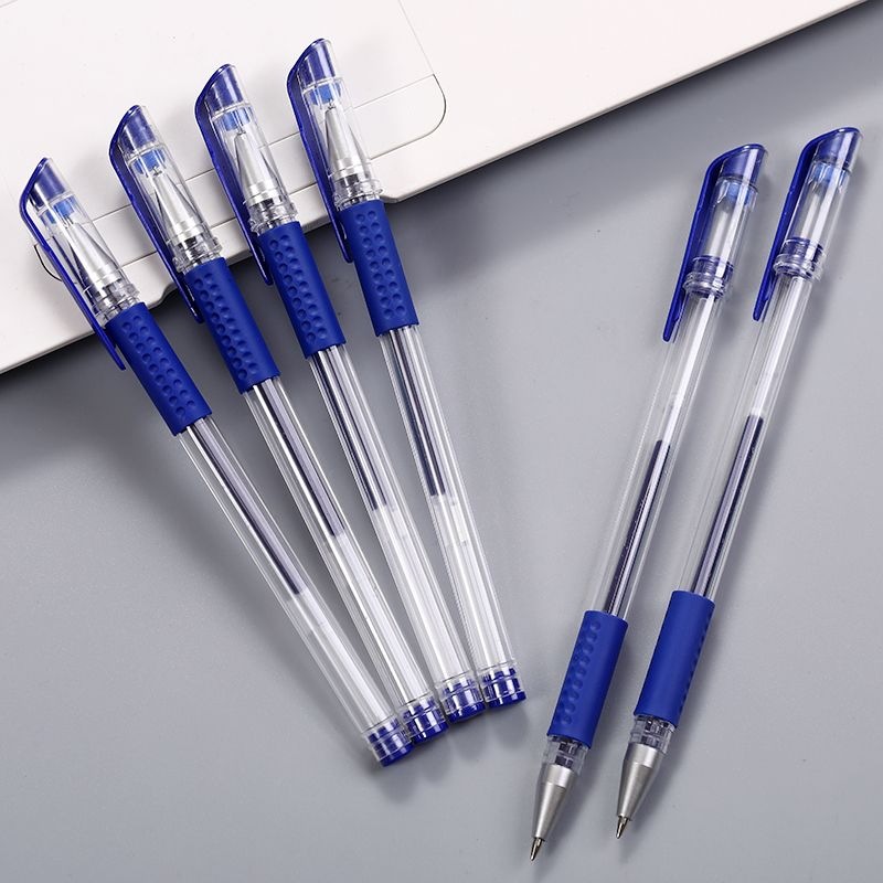 Picture of European Standard Gel Pen 0.5mm Bullet Needle Pen Ballpoint Pen Carbon Water Pen Signature Pen Office Examination Pen