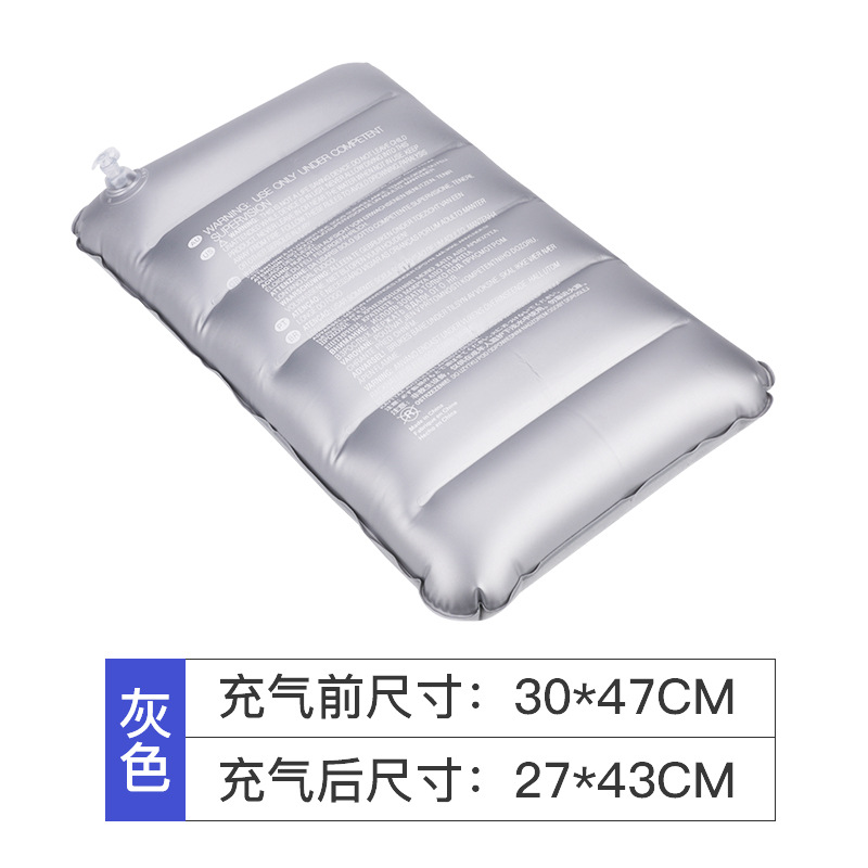 Picture of PVC Flocking Inflatable Pillow Nap Square Inflatable Pillow Business Office Travel Inflatable Pillow Stall Supply