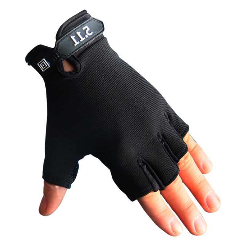Men's 511 Half Finger Gloves Outdoor Bicycle Riding Non-slip Breathable Sports Fitness Mountaineering Finger Leakage Gloves Batch