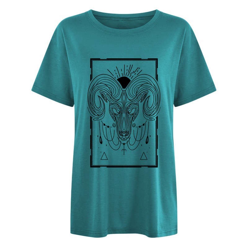 Urban trend summer plus size loose fashion street hipster wish cross-border wholesale 2021 shoulder drop T-shirt
