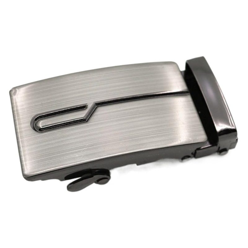 Factory automatic iron buckle wholesale laser automatic buckle men's belt buckle head waist head fixed LOGO no belt buckle head