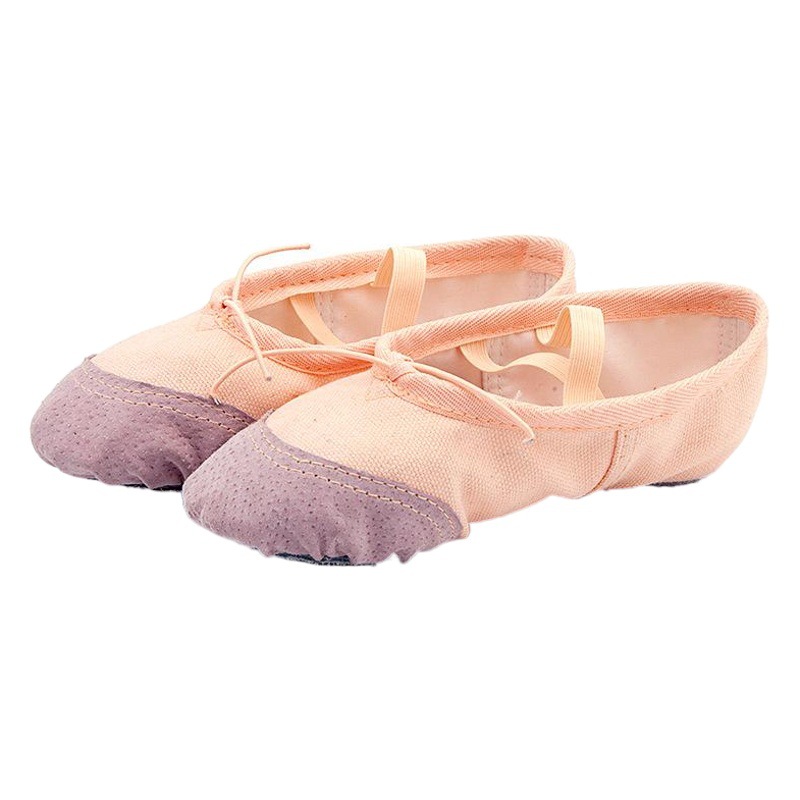 Classic Adult Dance Shoes Soft Sole Ballet Shoes White Cat Claw Shoes Gymnastics Shoes Yoga Canvas Leather Toe Shoes