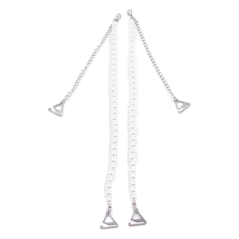6Mm8Mm Pearl Shoulder Straps, Beaded Intimates with Tube Top and One-Line Collar Wholesale