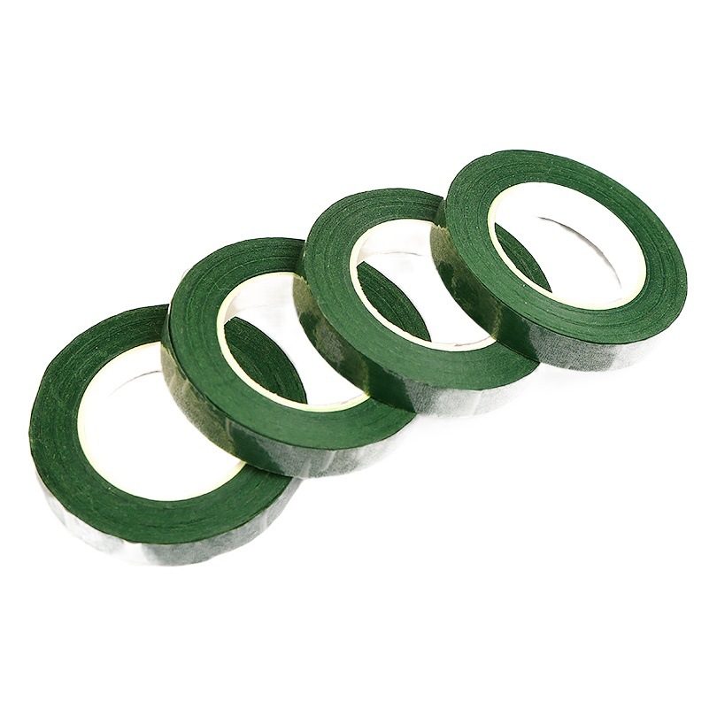 DIY Materials for Making Wreaths, Flower Stems, Edging Tape, Paper Tape, Green Gardening Floral Paper Tape, Florist Supplies, Fresh Flowers
