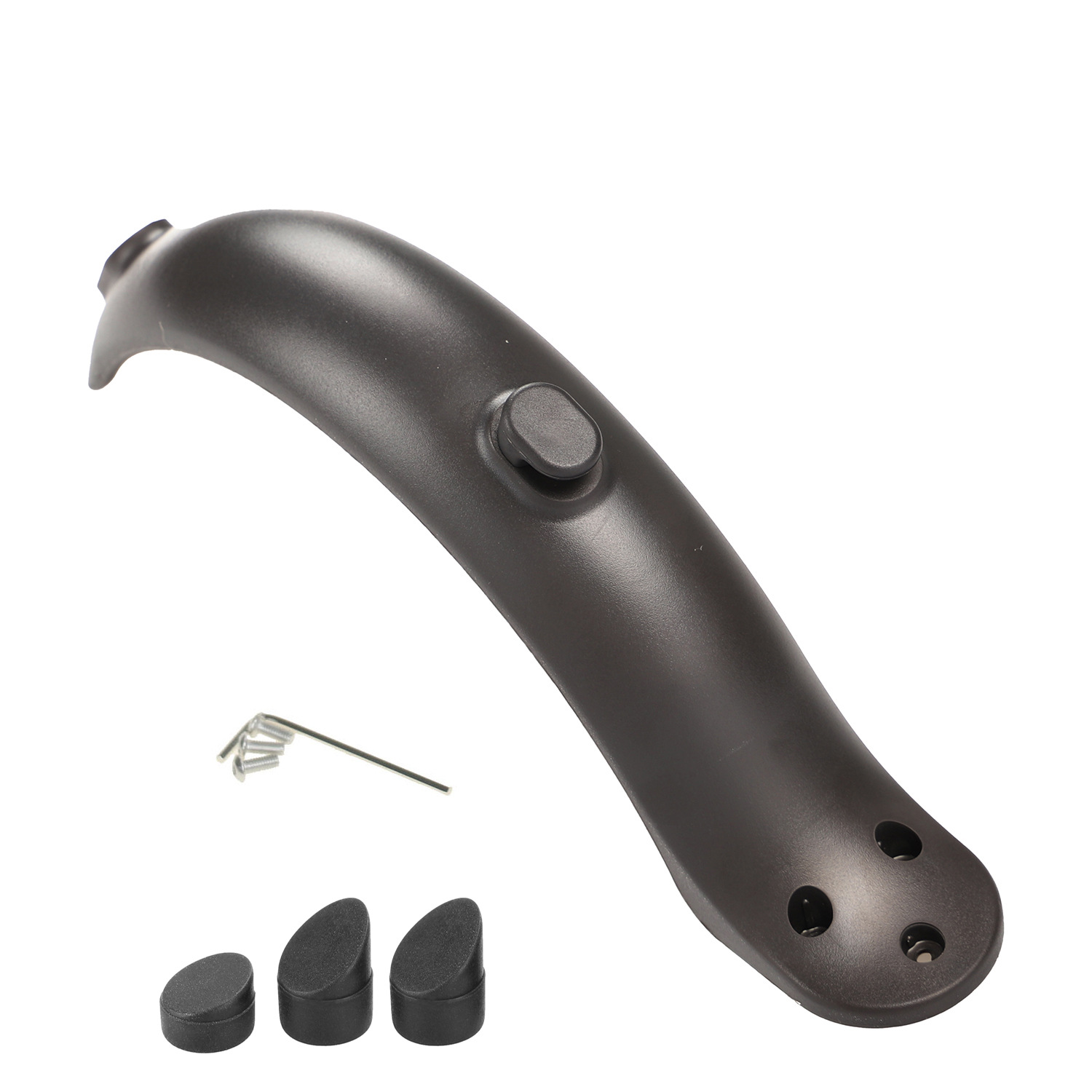 Picture of Electric scooter rear fender with hook Mijia M365 1S black white rear fender water block
