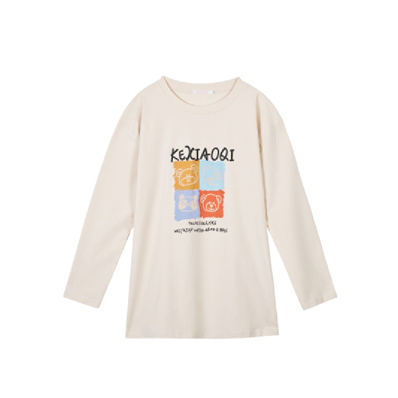 Pregnant women's clothing breast-feeding bottoming shirt autumn long sleeve breast-feeding clothing side opening postpartum breast-feeding clothing T-shirt top casual