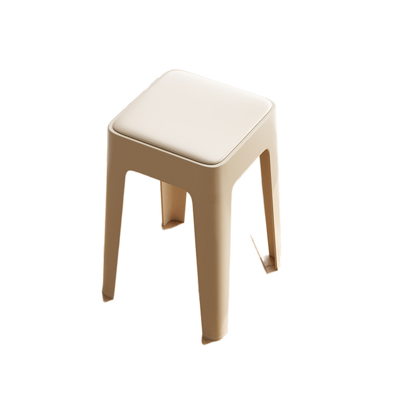 Picture of Internet celebrity plastic stool for home use thickened, stackable, modern simple high bench, soft stool, sturdy and durable for backup