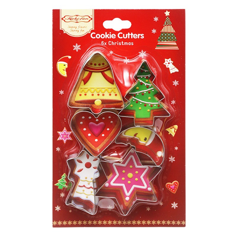 Wholesale Stainless Steel Baking Cookie Mold Kitchen Cookie Cut Cookie Mold Christmas Chocolate Baking Mold
