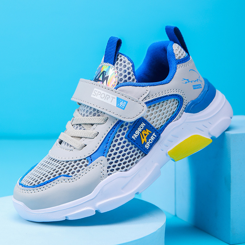 Picture of Sneakers Sports Walking Shoes Boys Zhongda 2024 Net Leather Shoes Casual Shoes Casual Children's Shoes Boys Running New