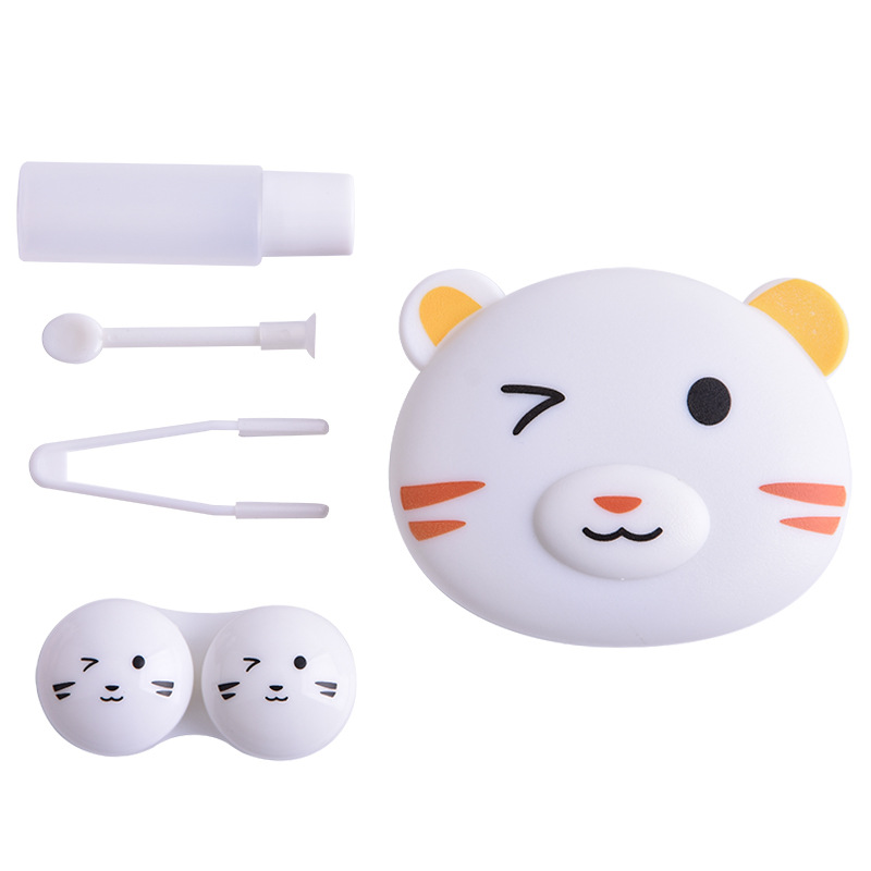 Picture of Animal Series Contact Lens Case Contact Lens Companion Box Cartoon Shape Contact Lens Nursing Box Portable