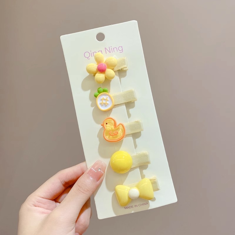 Picture of Cute baby lanugo hair small hairpin baby girl does not hurt hair hair clip baby hair small hair clip children's headdress