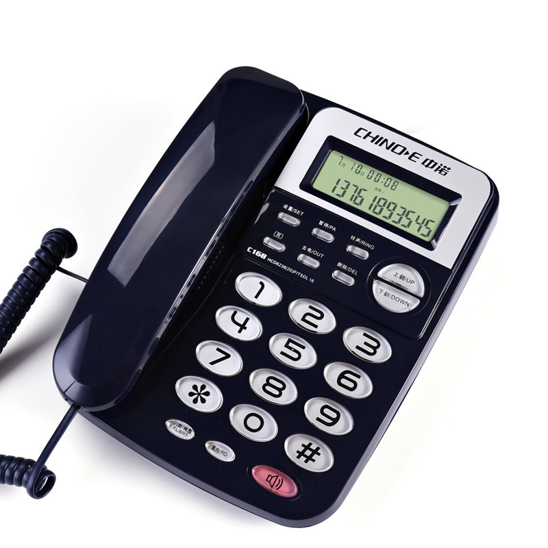 Picture of Zhongnuo C168 Telephone Home Phone Office Landline Caller Id Phone In-Stock Wholesale