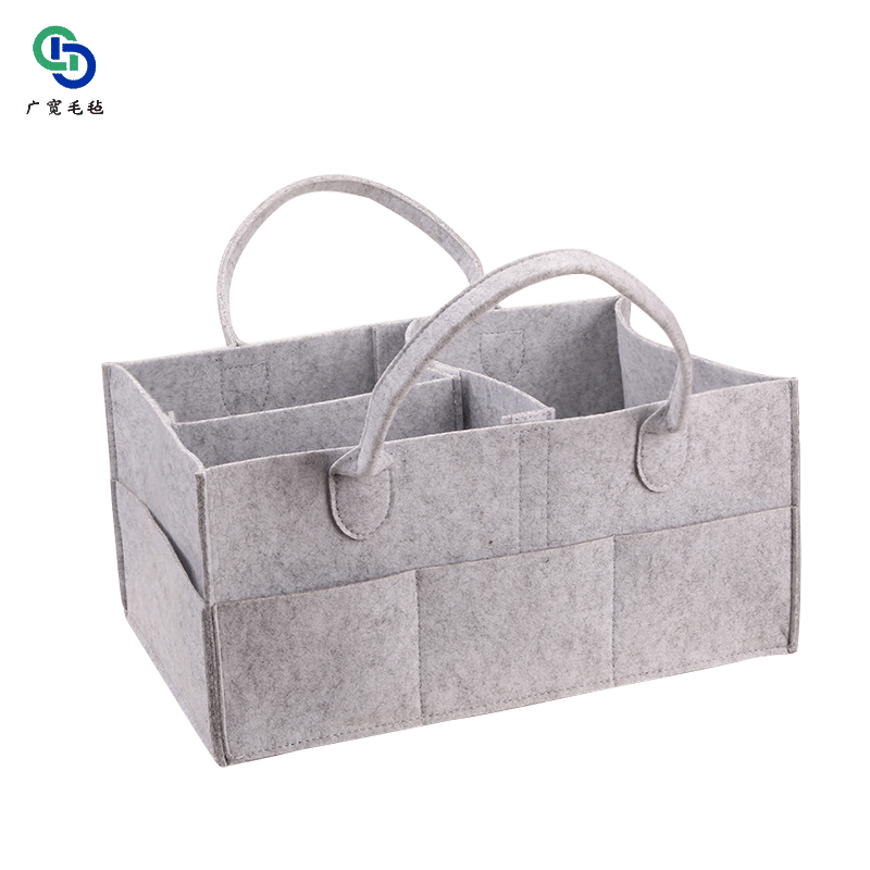 Diaper Felt Bag Felt Portable Storage Bag Baby Product Bag Handmade