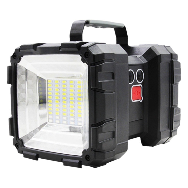 P70 strong light portable lamp LED rechargeable super bright multi-function outdoor work exploration flashlight double warning light