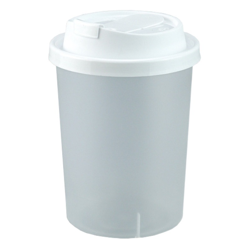 90 Caliber Straight Men's Cup Disposable Straight Milk Tea Cup Internet Celebrator Frosted Fat Plastic Packing Cup with Lid