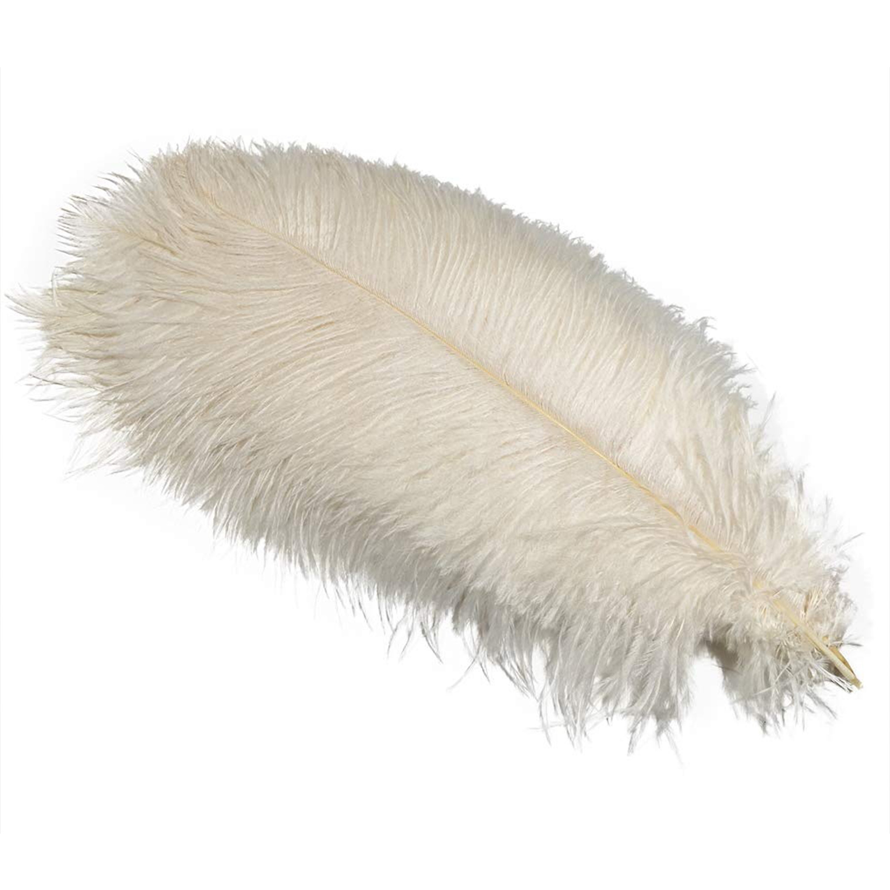 Picture of 40-45cm high quality thin rod ostrich feather source manufacturers wholesale wedding decoration feather DIY crafts stage clothes
