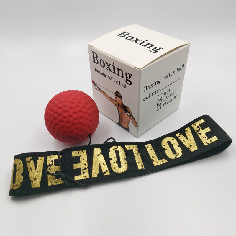 Picture of 80g rubber ball head-mounted boxing training speed ball boxing speed ball boxing fight training reaction ball