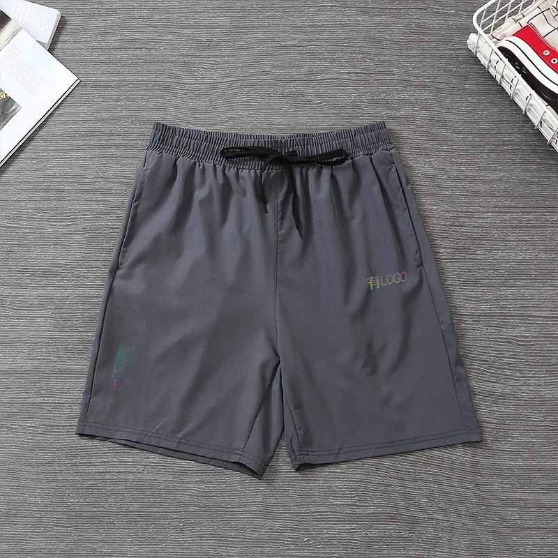 Picture of Brand Bulk in stock Quick-drying Sports Stretch Shorts Men's Summer Loose Fitness Running Basketball Swimming Pants