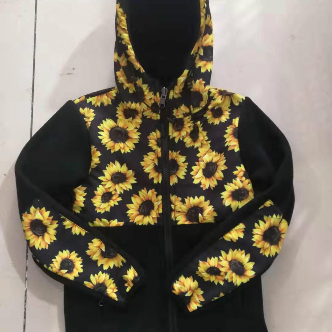 Picture of Denali Fleece Coat Women's Fleece Hooded Fleece Coat Outdoor Set Women's Fleece Embroidered Logo