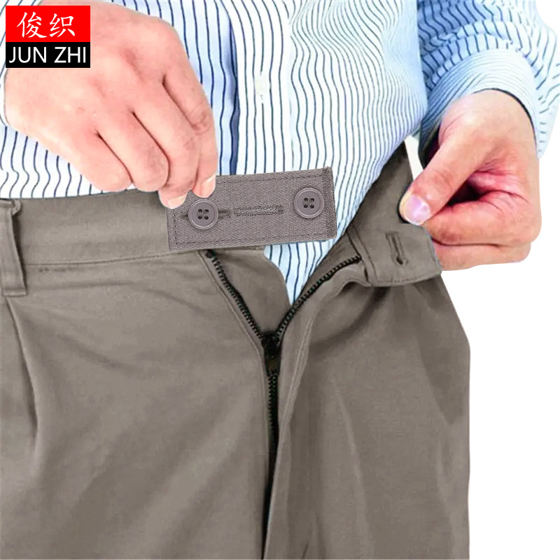 Picture of Waist Expansion Artifact Pants Waist Adjusting Buckle Casual Pants Button Pants Denim Extender Four-eye Button Extension Buckle