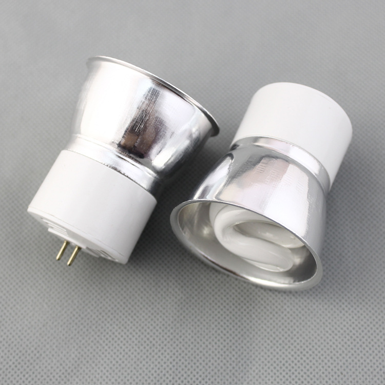 Picture of Semi-Spiral Energy-Saving Lamp Cup 5W Integrated Energy-Saving Lamp Cup Mr16 Semi-Aluminum Two-Pin Pin Energy-Saving Bulb