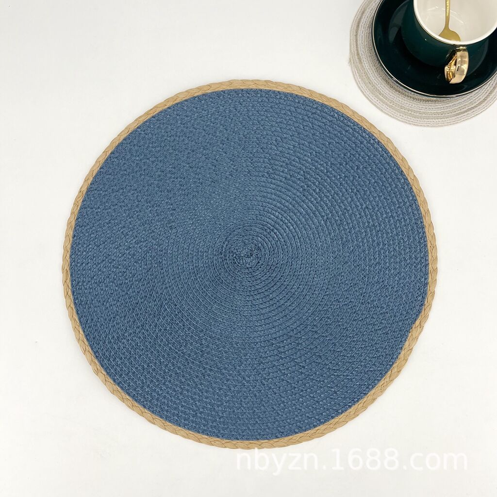 Picture of PP insulation table mat hotel western restaurant European simple natural outdoor festival activities can be wholesale mixed batch