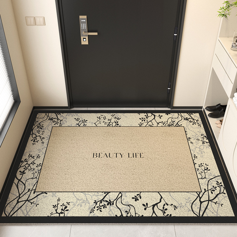 Picture of Advanced Feeling Silk Ring Floor Mat Door Mat Door Mat Door Mat Door Entrance Mat Shoe Changing Area Non-slip Foot Mat Can be Cut