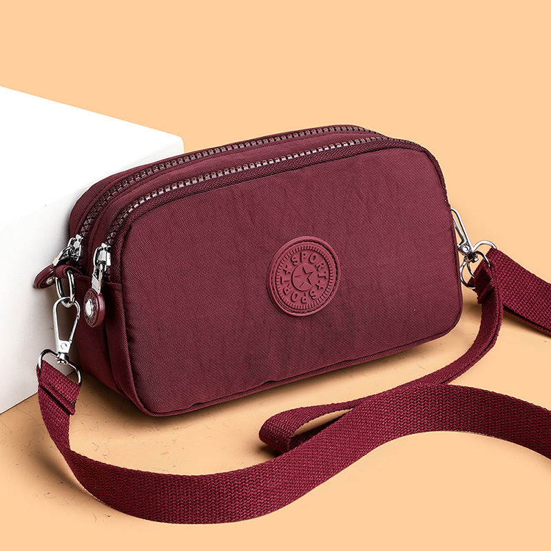 Trendy Shopping Crossbody Bag Fashionable All-match Shoulder Bag 2024 New Washed Cloth Bag Large Capacity Women's Small Square Bag