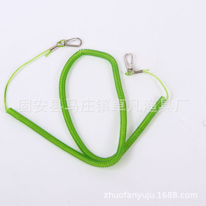 Picture of Fishing Rod Steel Wire Mishap Rope Spring Rope Rubber-covered Rod Rope Fishing Luya Steel Wire Mishap Rope Fish Rope Small Accessories