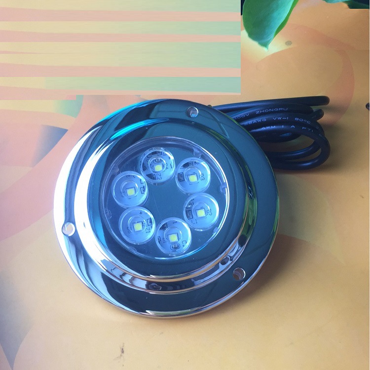 Picture of E019018 white light Yacht Marine stainless steel LED underwater light white light underwater light