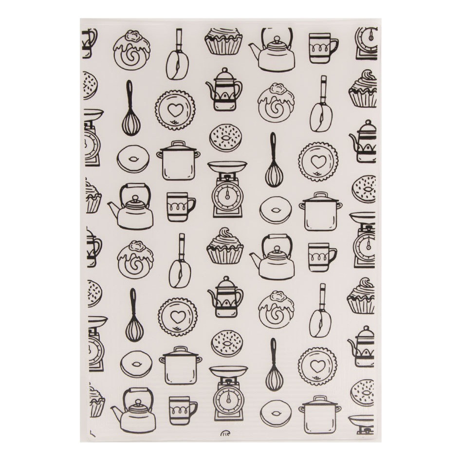 Plastic concave-convex embossing template concave-convex plate embossing molded flower print clip EM341