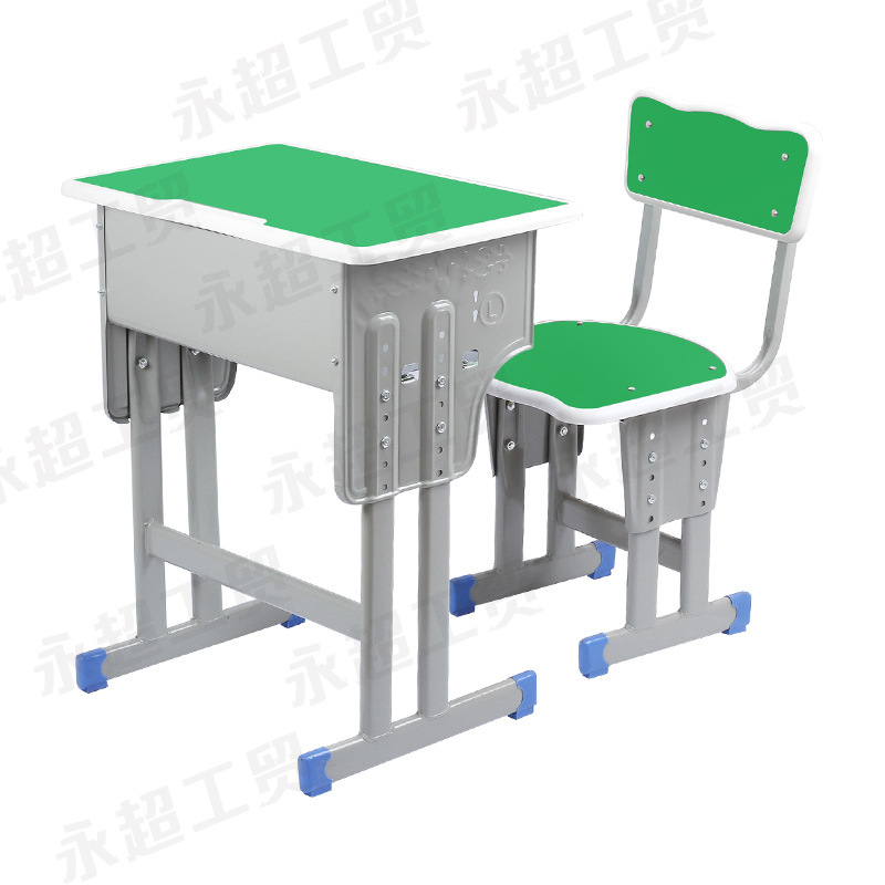 Picture of Primary and Secondary School Students Desks and Chairs School Training Tutoring Class Tutoring Lift Children's Desks Learning Desks and Chairs Writing Set