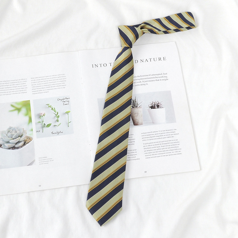 Picture of DK Hand Tie Lemon Sea Salt Original Japanese Uniform for Male and Female Students School Uniform College Style Plaid JK Factory Batch
