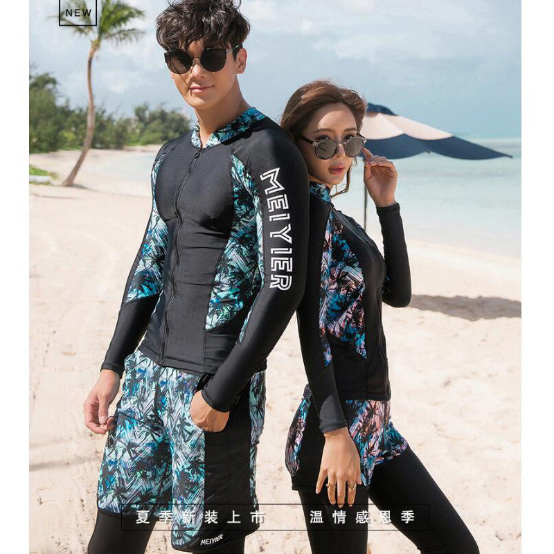 Source factory a generation of lovers diving suit split long sleeve swimsuit conservative sports surfing cross-border swimming suit