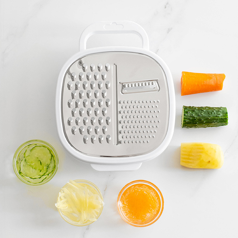 Picture of Multi-functional stainless steel grater household potato carrot grater kitchen gadget vegetable cutter