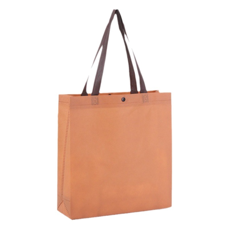 Non-woven handbag clothing store buckle shopping bag customizable shoe bag packaging bag promotional wholesale gift bag