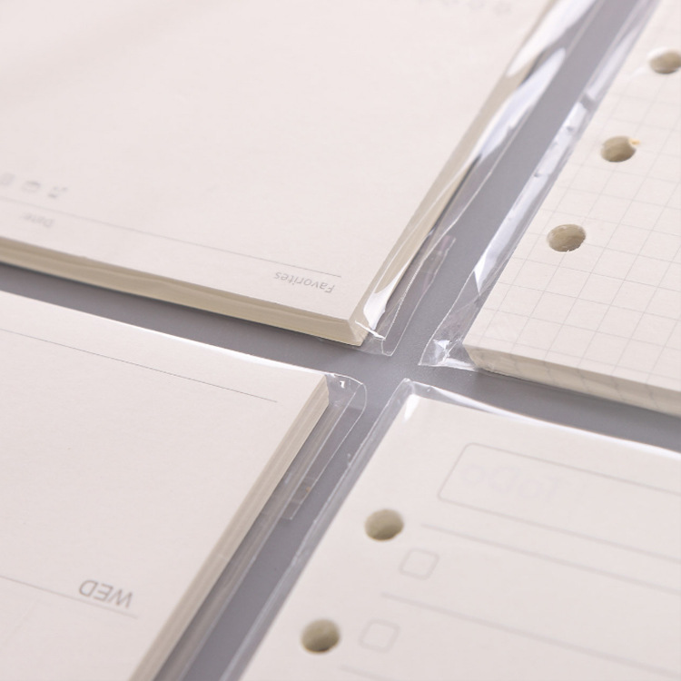 Picture of Dowling loose-leaf book for the core loose-leaf paper notebook hand book inner page notepad inner core a4a5a6 blank horizontal line