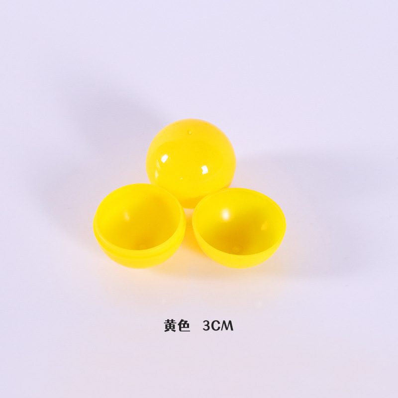 Picture of 3cm Open Lottery Ball, Yellow Table Tennis Can Open Plastic Ball, Glossy Seamless Lottery, Touch Table Tennis