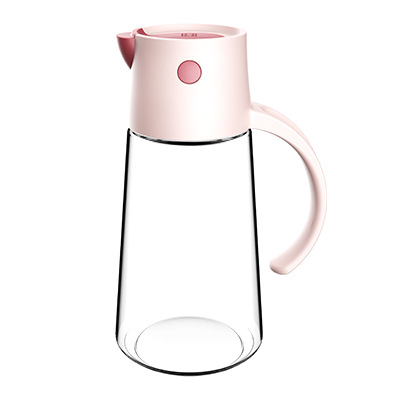Picture of Hulk automatic opening and closing glass oil pot kitchen leak-proof oil tank with lid seasoning bottle vinegar bottle oil bottle factory outlet