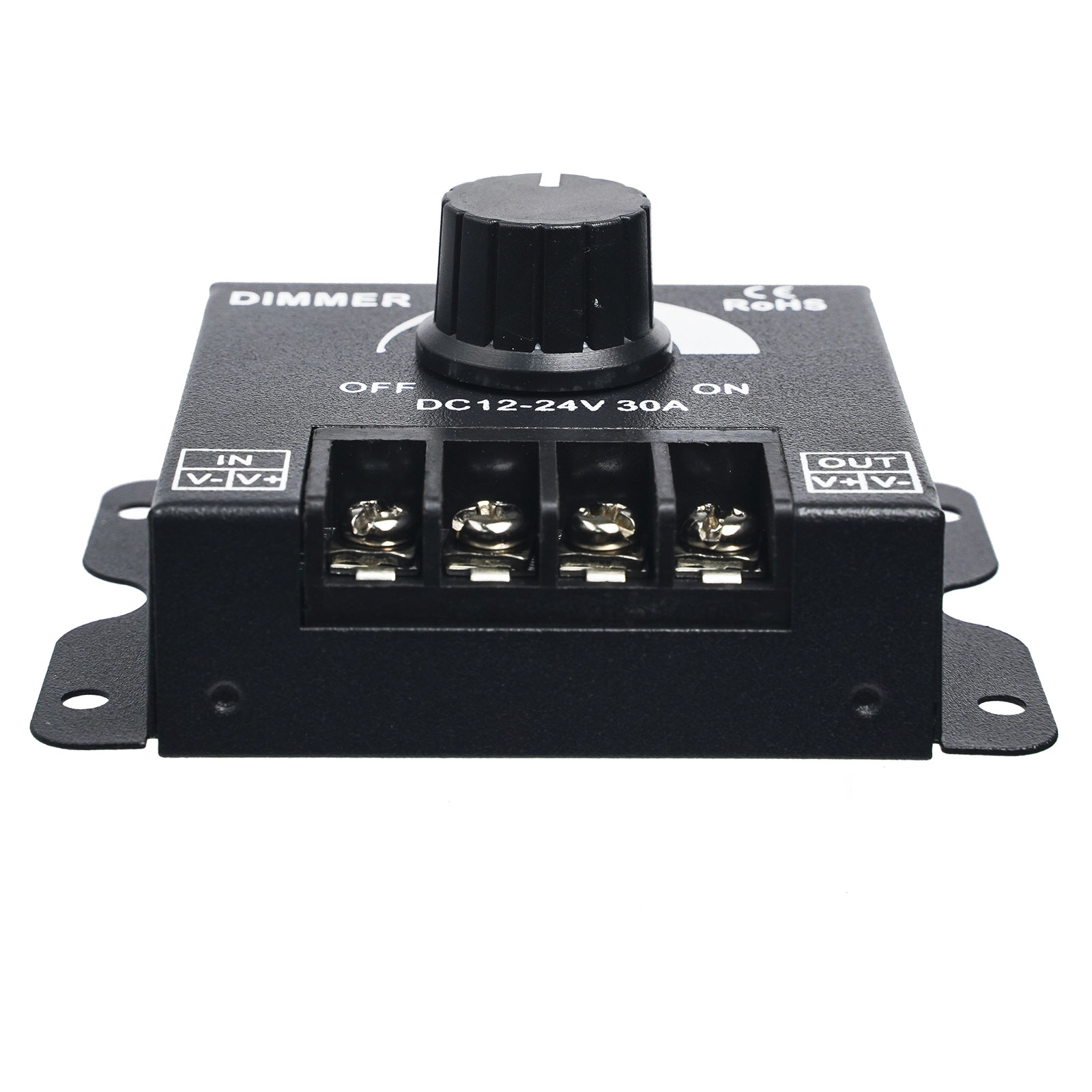 Picture of led soft and hard light bar iron shell dimmer monochrome light with controller manual knob switch 12V24V30A