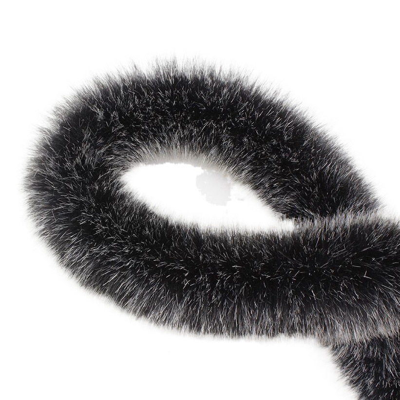 Wholesale imitation fox wool top Tang suit Hanfu hat strip shoes mouth wrapping Christmas fluffy strip accessories diy artificial wool