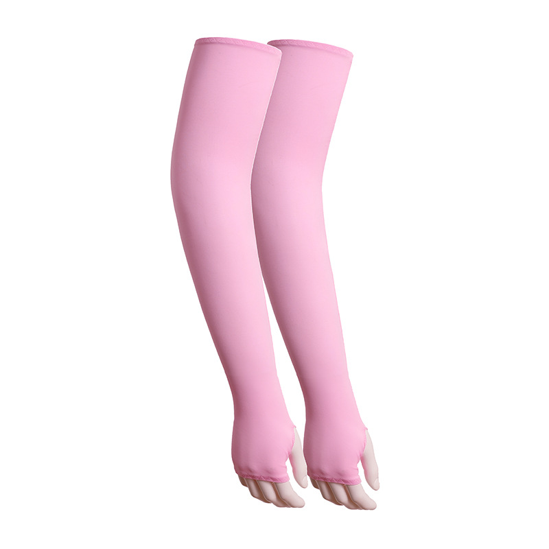 Picture of New Summer Ice Silk Sunscreen Sleeves Bicycle Cycling Sleeves Extra Long Sports Outdoor Fishing Mountaineering Sleeves