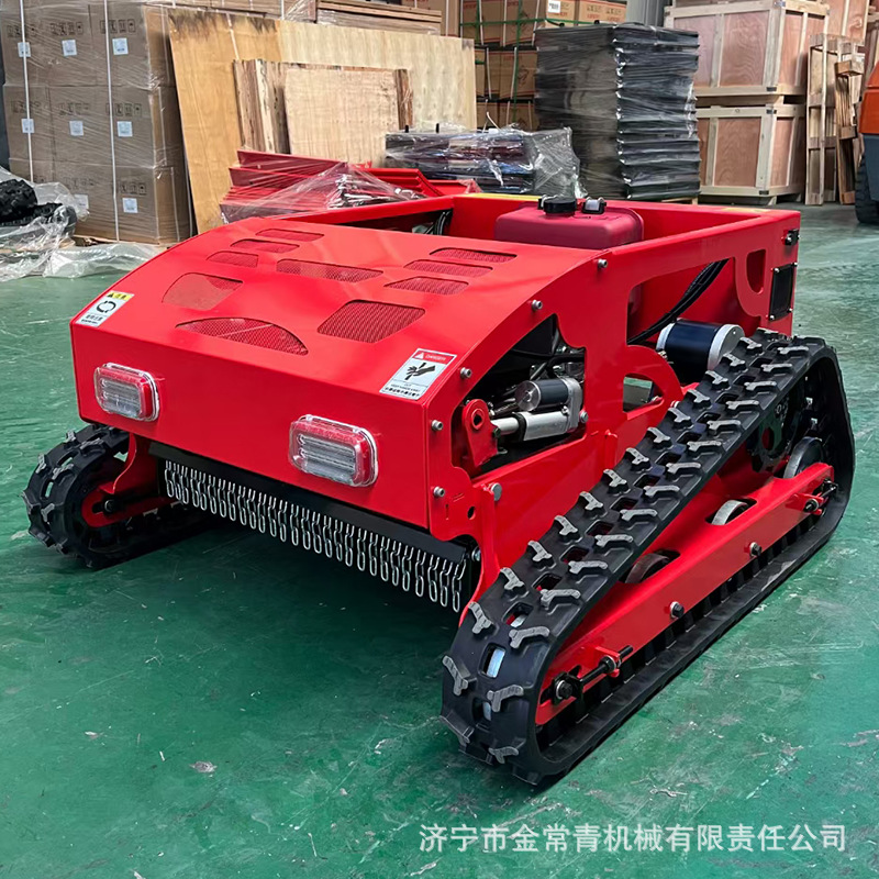 Evergreen remote control crawler mower multifunctional Orchard weeding and reclaiming wasteland remote control mower