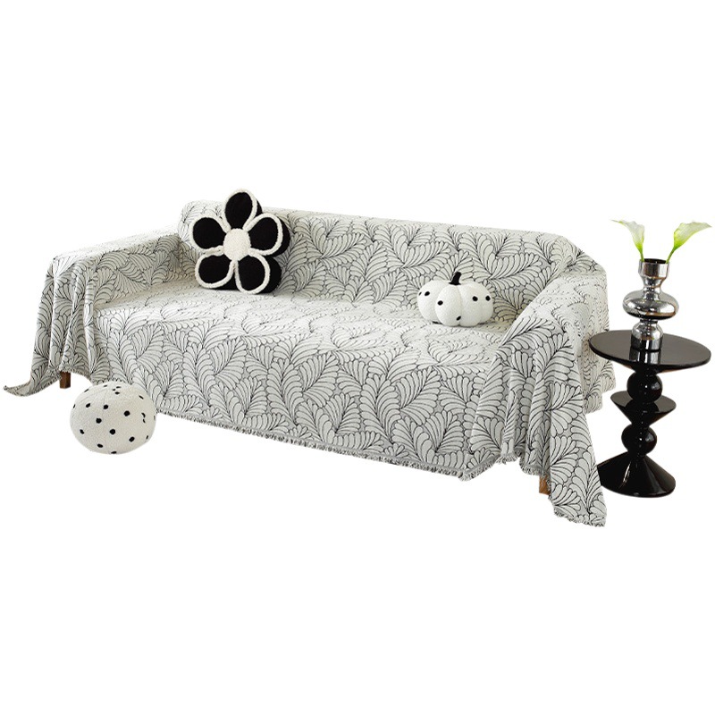 Chenille Sofa Towel Cover Cloth Simple Modern Anti-Cat Scratch All-Inclusive Sofa Cover Four-Season Universal Sofa Cushion Cover