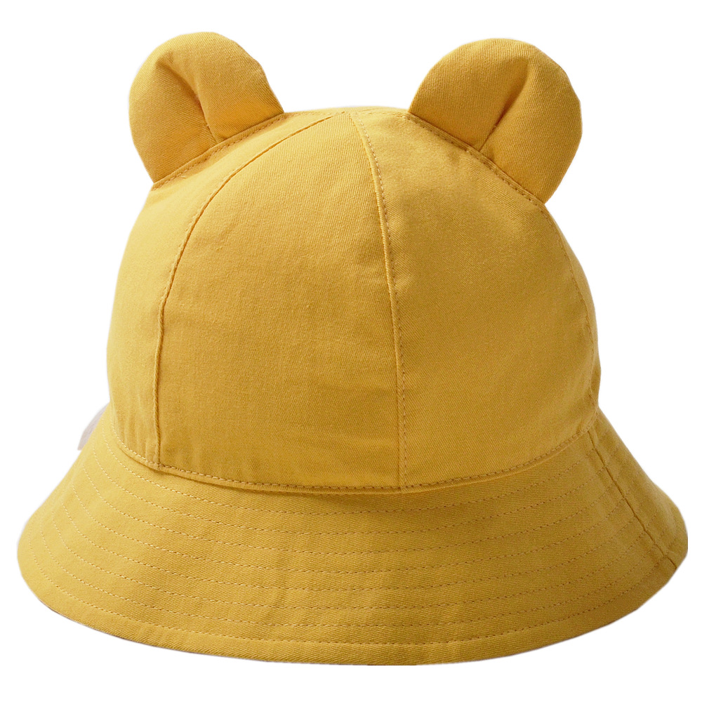 Picture of moinmlon spring and summer Korean children's sunshade basin hat cute ears baby sun hat baby cotton cloth hat